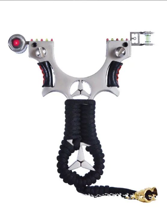 Два  модела много яки прашки   с лазер, нивелир и магнит за сачмите