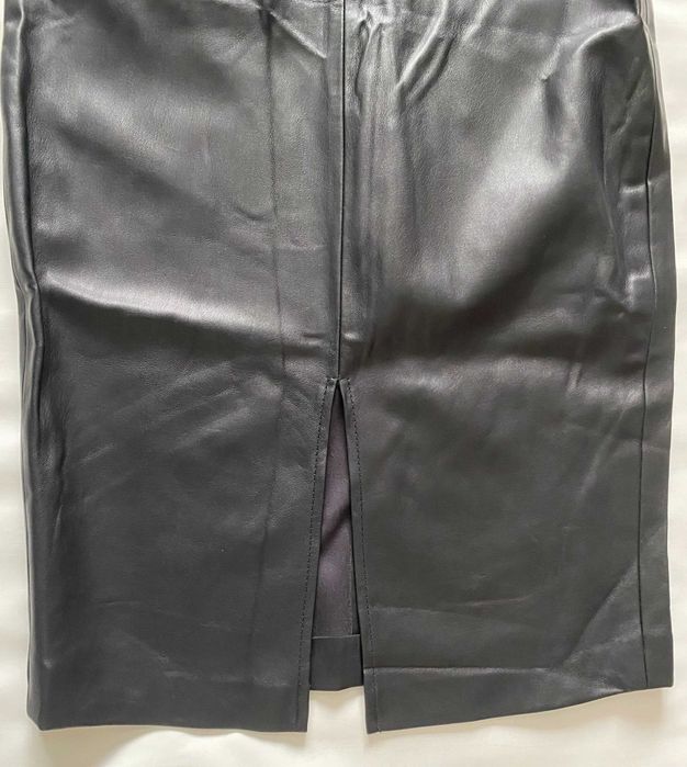 Rochie dama, piele eco, elastica, Mango, S