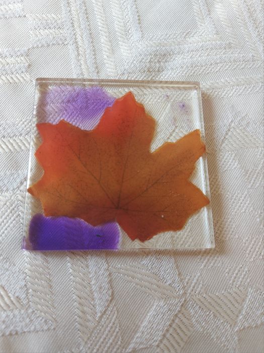 Suport pentru pahar unicat - Rășină epoxidică -  Handmade