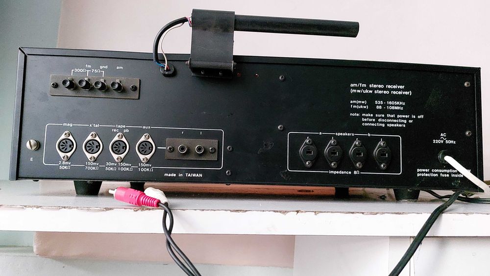 Tele Master WR-8050A amp Dual Mono vintage amplificator scala analog