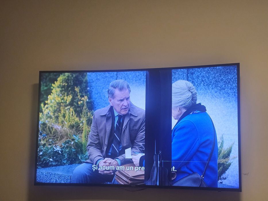 Vând televizor Samsung UE65JU6500 Curved 4K Smart TV, 65 inch, pentru piese.