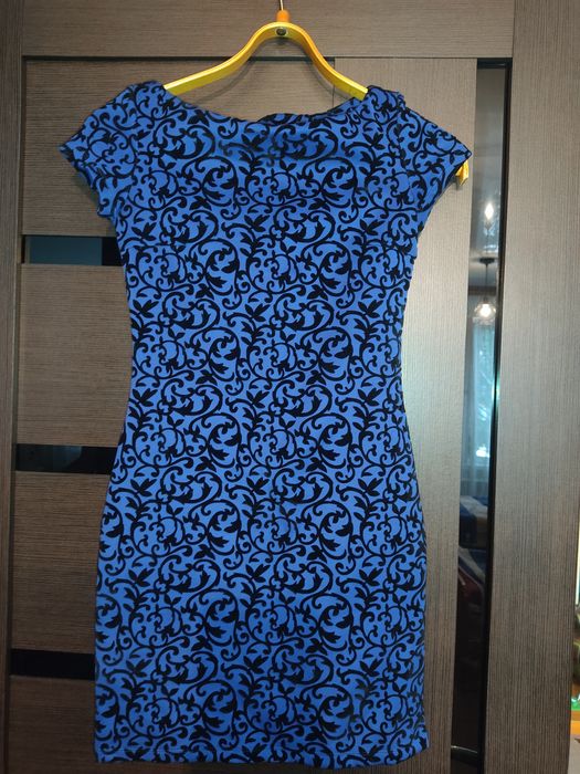 платье женское темно синее