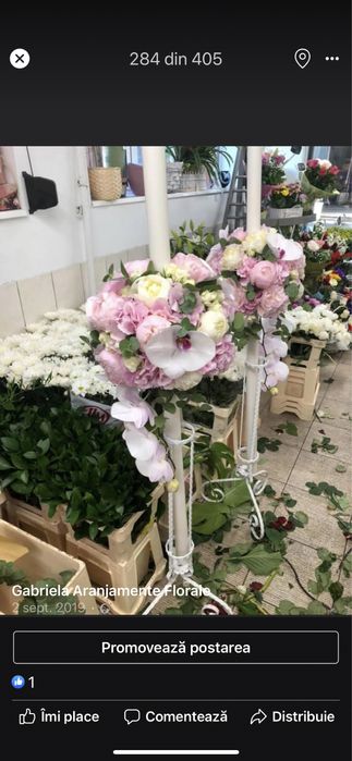 Aranjamente florale din flori naturale