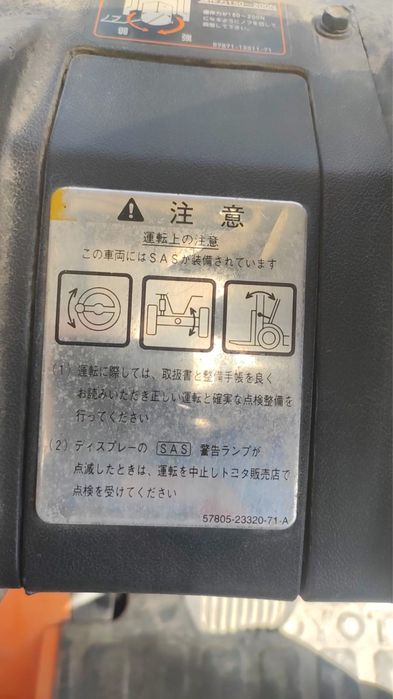 Вилочный погрузчик кара Тойота