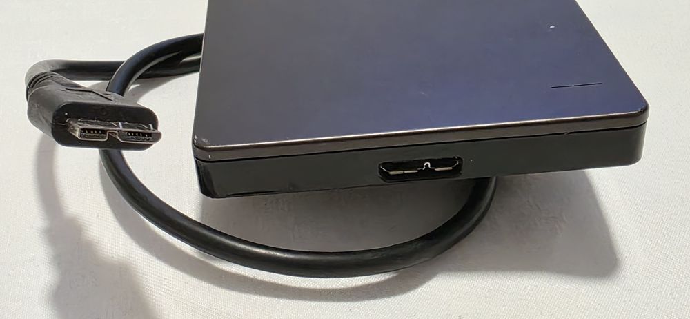 HDD extern Seagate Backup Plus Slim Portable, metalic, 1TB, USB 3.0