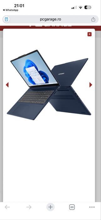 Laptop Lenovo IdeaPad Slim 3 Ryzen 7 7735HS 16GB ddr 5 1TB SSD