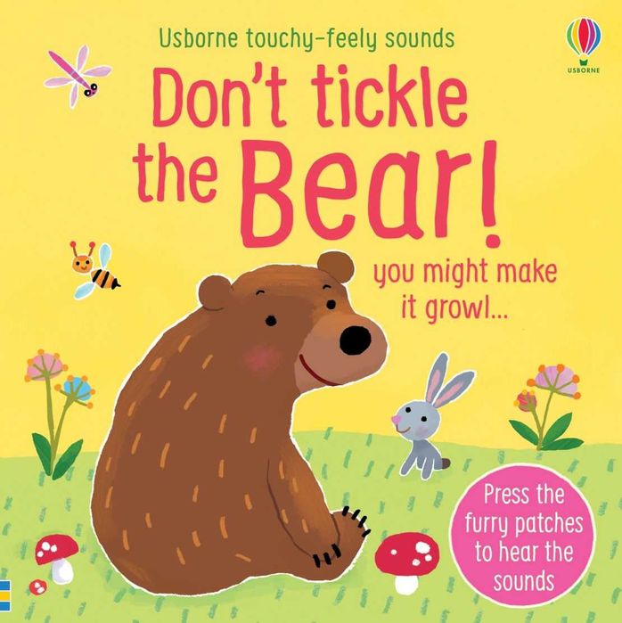 Carti tactile cu sunete Usborne colectia Don't Tickle