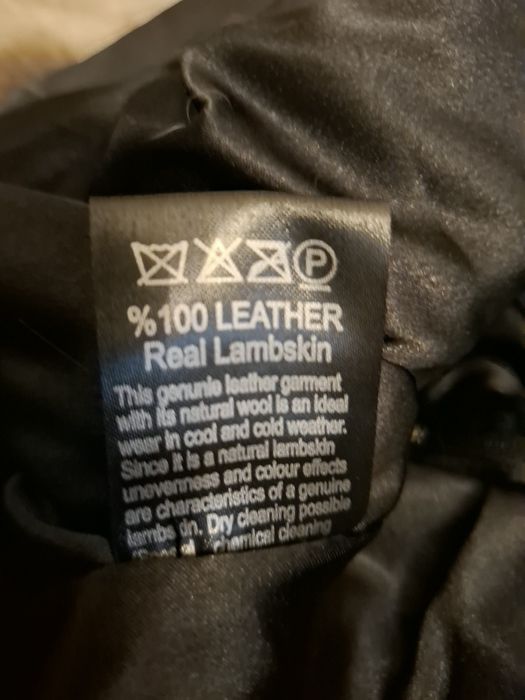 Палто от ествена кожа и естествена лисица