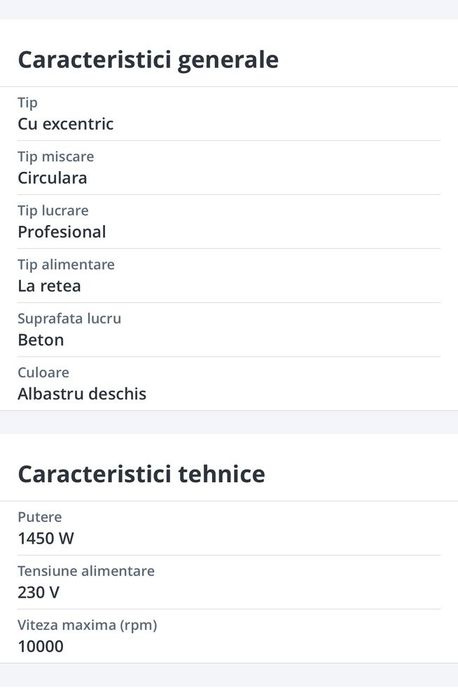 Vand Freza de Beton Makita Stare Foarte Buna Schimb Trimit