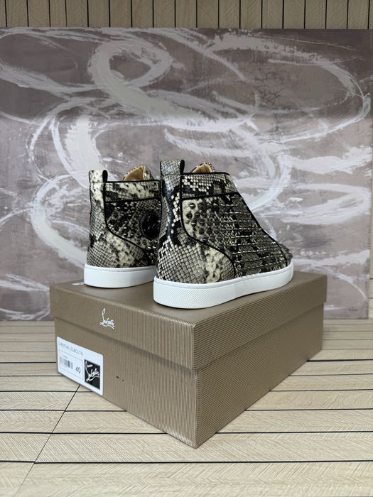 Christian Louboutin High Phyton Beige