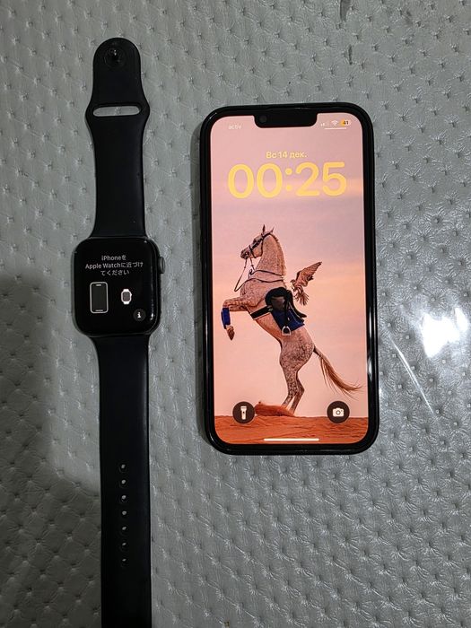 Айфон 13 с часами 4 серии