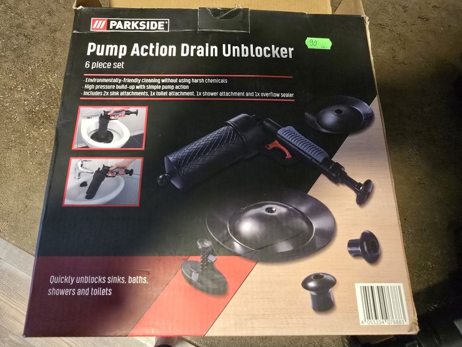 Pistol pentru curatarea tevilor cu aer comprimat