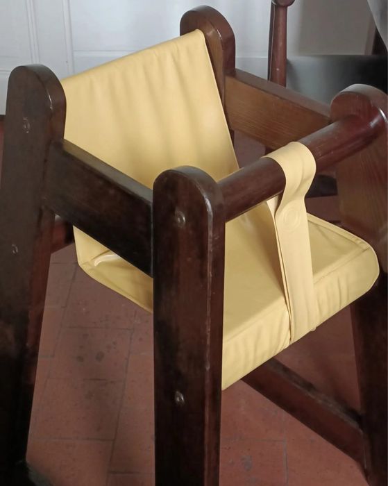 Детски дървен винтидж стол IKEA