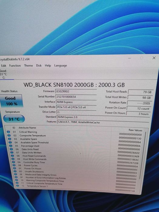 Pc Gaming/Workstation AM5, Ryzen 7700,32Gb ddr5 , SN8100 PCIe 5.0 2Tb