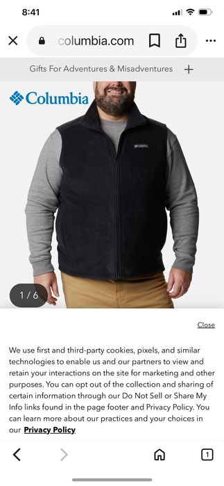 Мъжки поларен елек Columbia 6xl