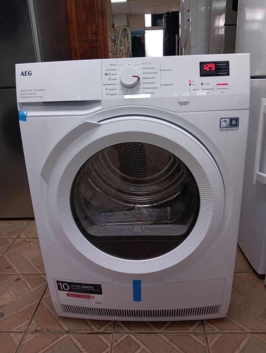 Чисто нова сушилня с термопомпа АЕГ Aeg Series 8000 A+++ 8кг ГАРАНЦИЯ