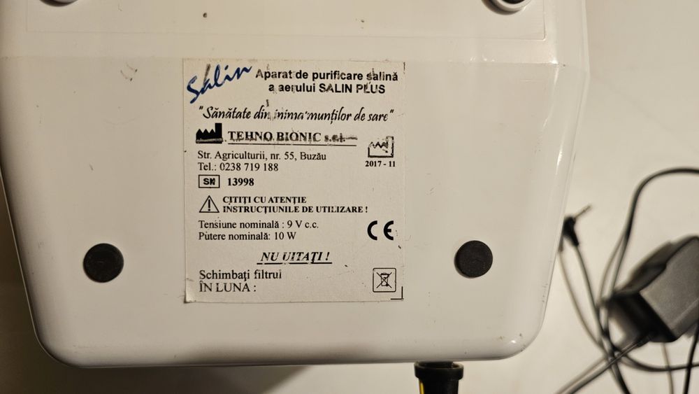 Aparat purificare salina Salip
