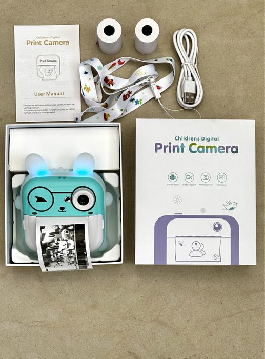 Детски фотоапарат с принтер/Children camera print
