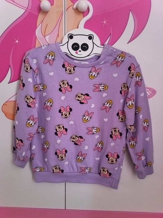 Lot bluze fete Barbie și Minnie 98
