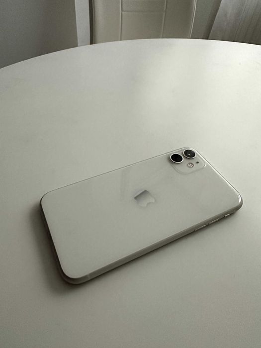 Telefon Apple Iphone 11 , 128 Gb, Alb , impecabil