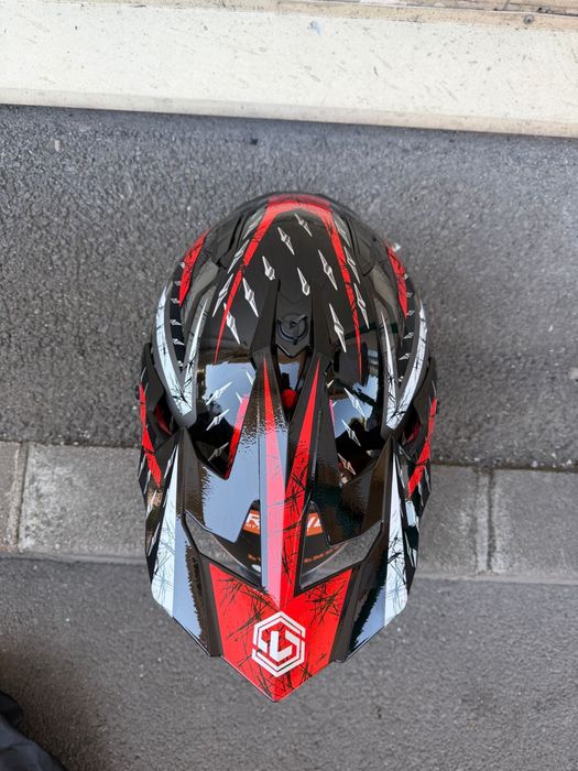 Casca cu viziera cross/ ATV enduro S M L XL
