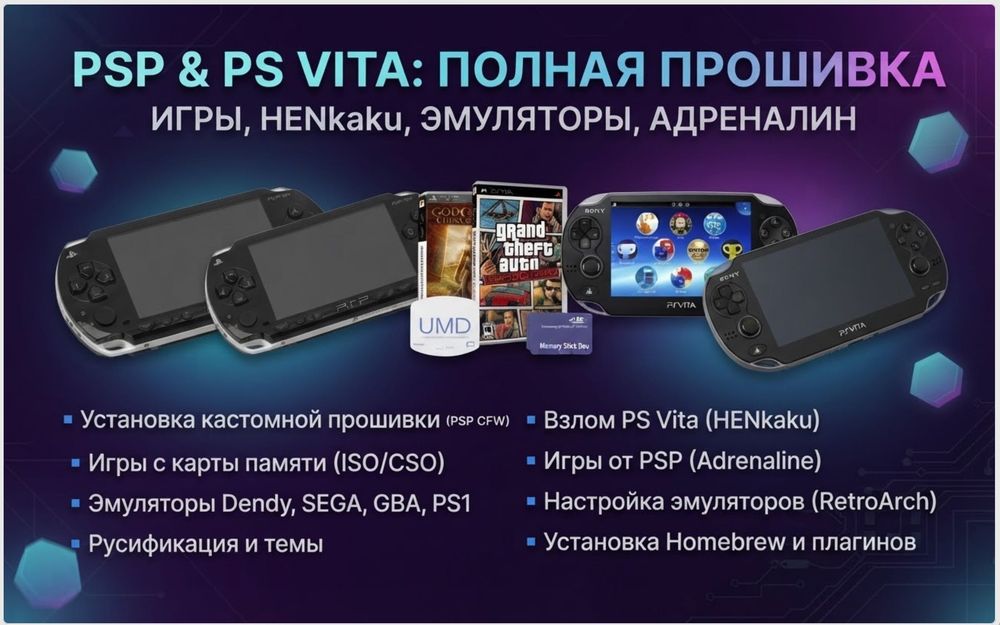 Прошивка PSP и PS Vita