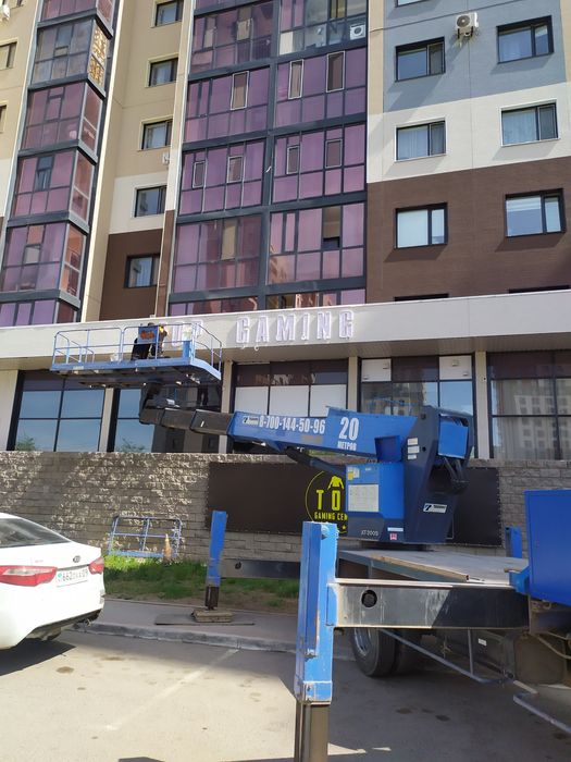 Услуги автовышки 20 метров балкон!