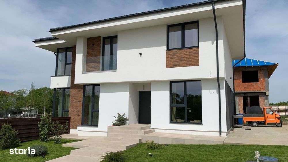 Casa noua cu 5 camere in Paradisul Verde, teren 490-630mp