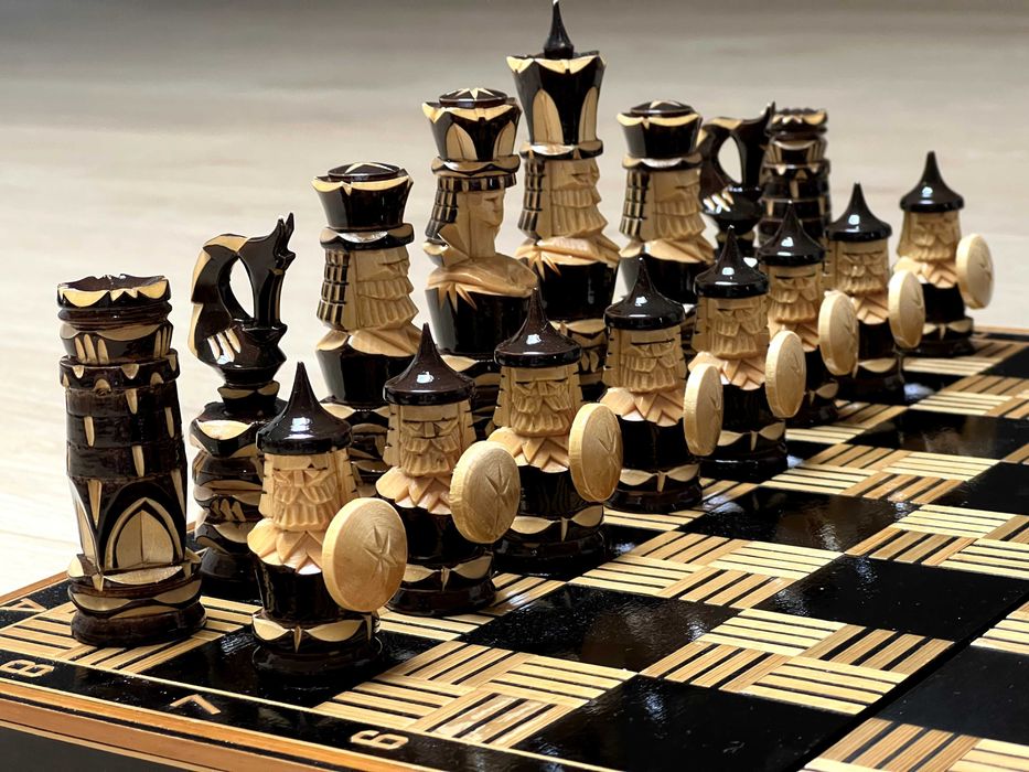 Set complet sah - piese + tabla UNICAT