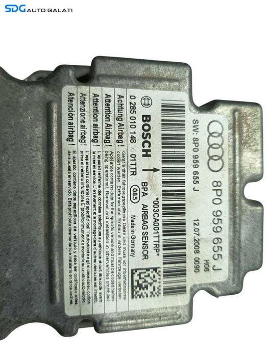 Unitate Modul Calculator Control Airbag Audi A3 8P1 2004 - 2013 Cod 8P0959655J [L6723]