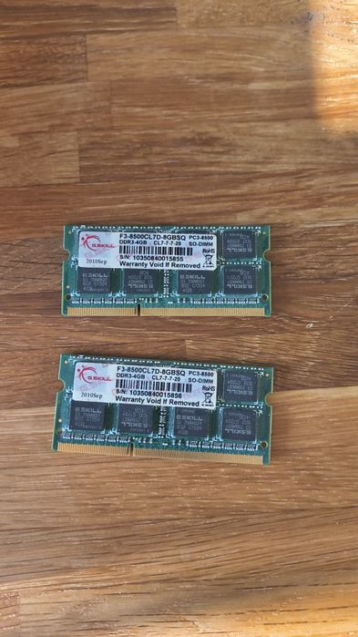 Set kit 4gb x 2 DDR3