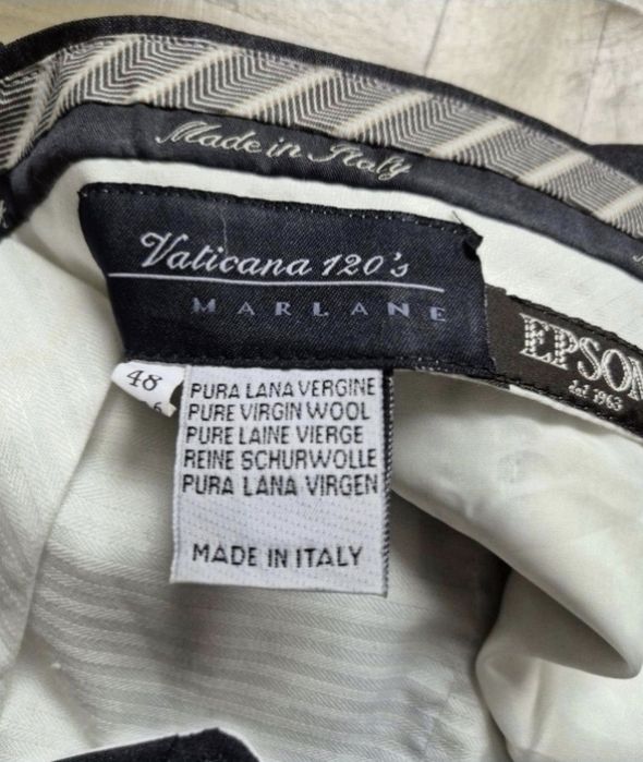 Pantaloni barbăteşti Epson Italia - 48 - Straight Fit - Valicana 120's