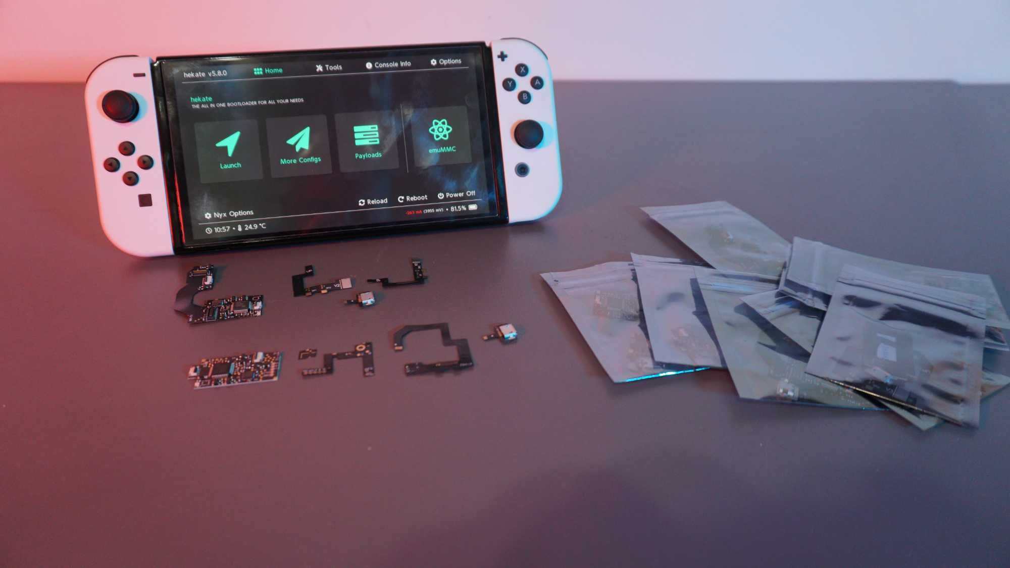 HWFLY / PicoFly чип/мод за Nintendo Switch V2/Lite OLED - с инсталация ...