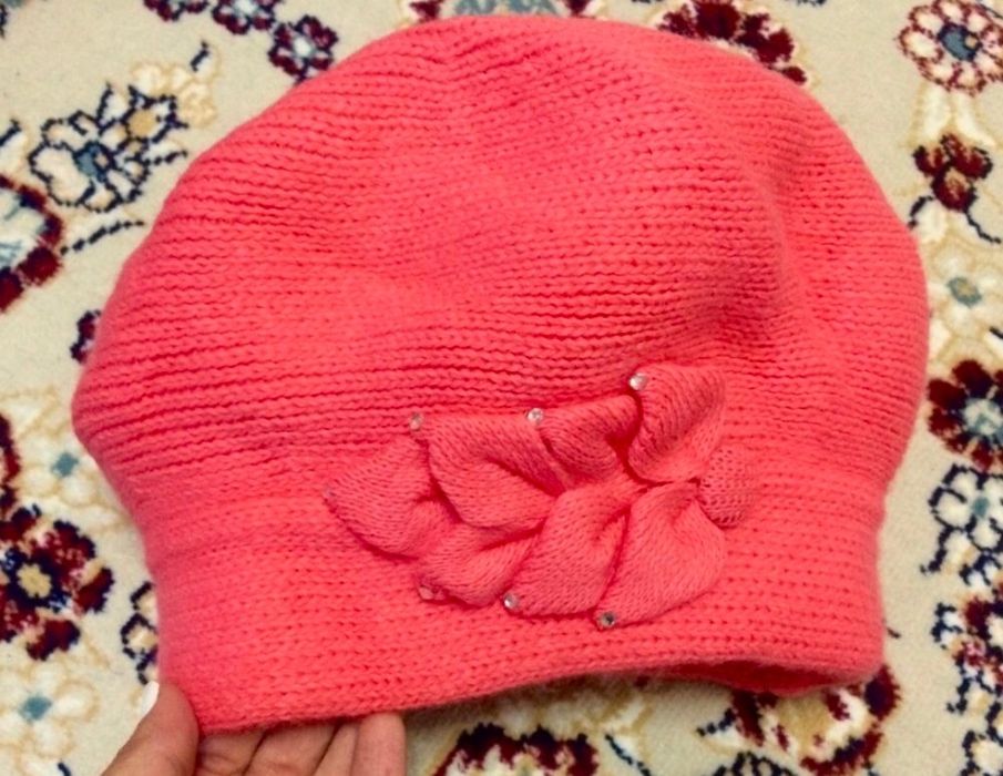 Шапка беретка хомут