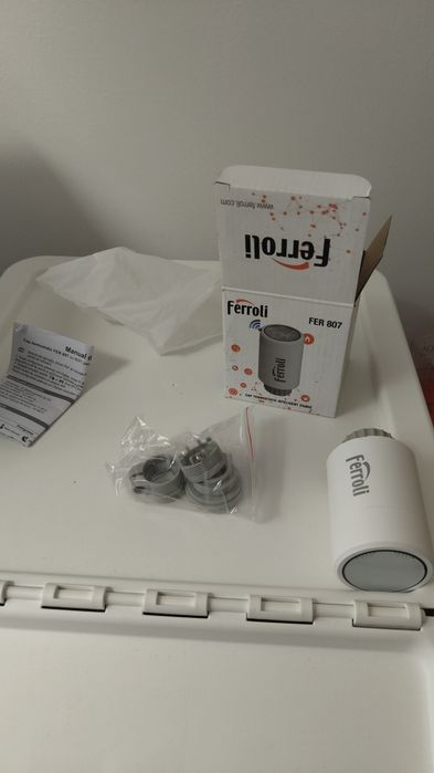 Vând 2x Cap Termostatic Inteligent Ferroli FER 807 (Zigbee / Home Assistant) - Noi