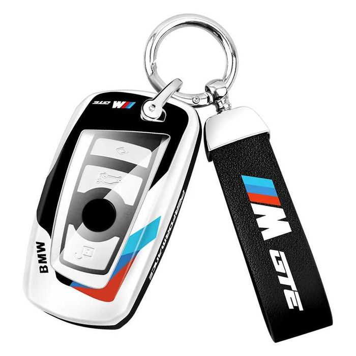 Husa cheie/ telecomanda auto breloc metalic BMW  Mercedes Toyota VW