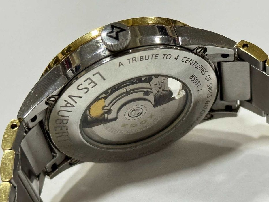 Мъжки Часовник EDOX Les Vauberts Men’s Automatic Dress Watch