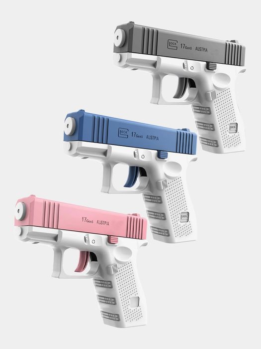 Водяной механический пистолет, бластер "GLOCK WATER GUN", игрушечное о