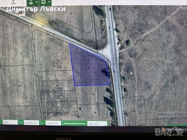 Чудесен ъглов парцел със 115 метра лице на главен път!