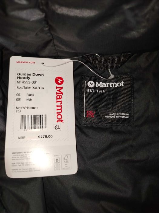 Пуховик Marmot, The North Face