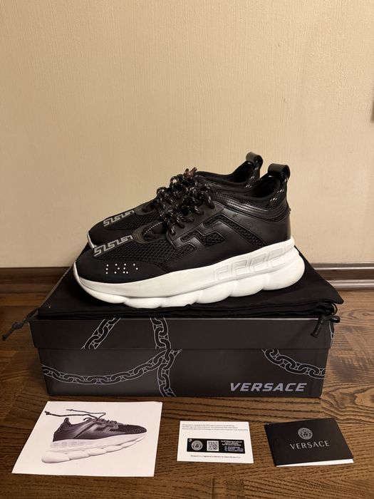 Sneakers Versace Chain Reaction 2 Chainz Black