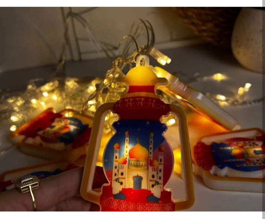 Гирлянда для Рамадан, Рамазан айына шамдар