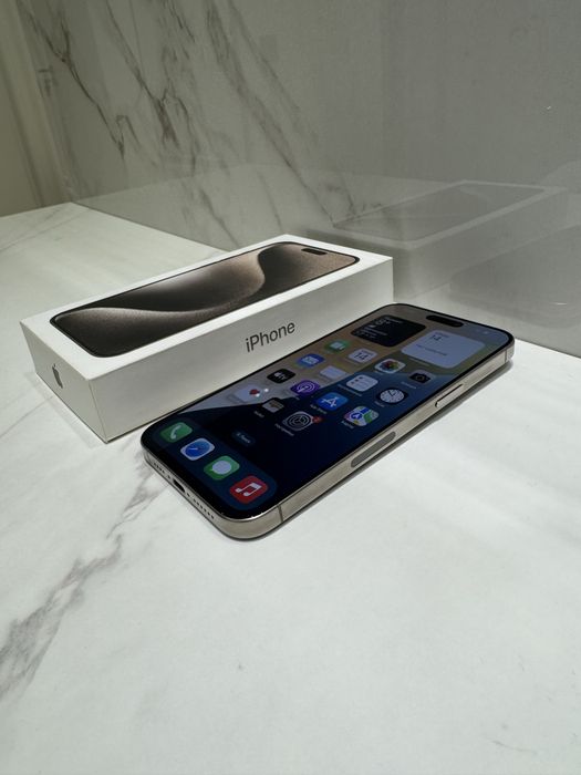 Продам Iphone 15 Pro Max Natural Gray 256-Гб LL/A Америка Идеал!
