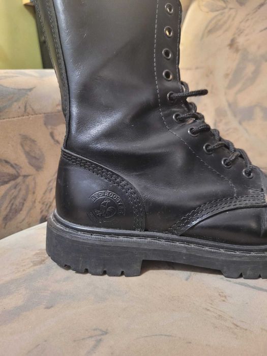 Bocanci piele Red Rooster talpa otel nr. 40