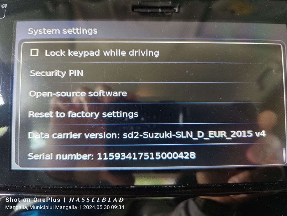 Navigatie Originală Suzuki Vitara LY 2015 - 2020