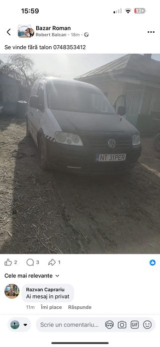 Dezmembrez vw caddy 2.0 sdi 2.0 BST BDJ