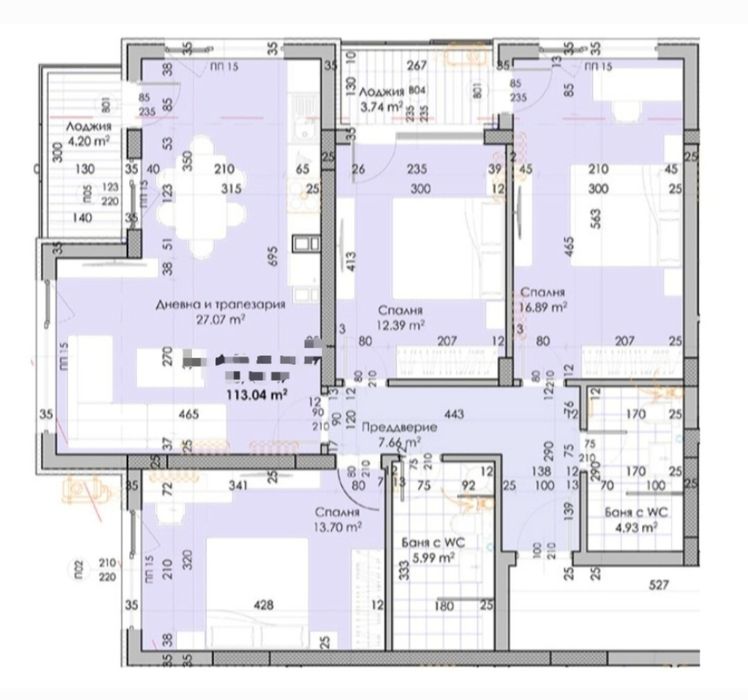 Продава се Многостаен апартамент в Пловдив, Южен - 133 кв.м за 1466 €/кв.м - Снимка #11