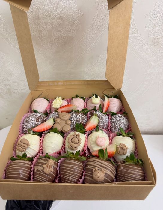 Клубника в шокаладе дайын тортар