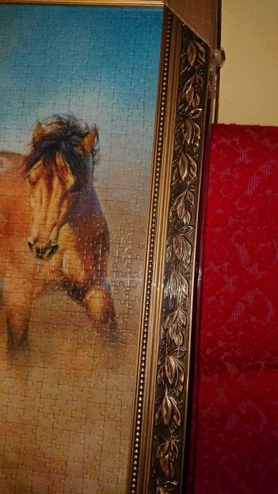 Puzzle inramat la o galerie de arta