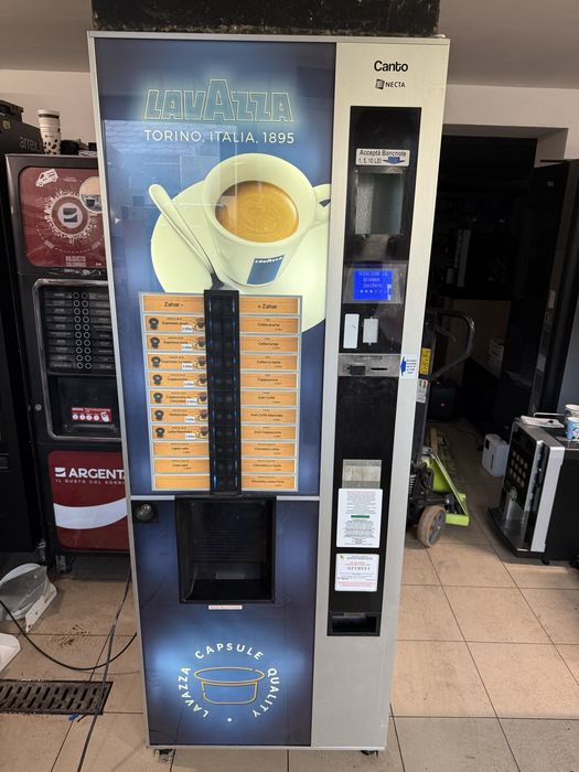 Necta Canto Capsule Lavazza Blue aparat vending automat